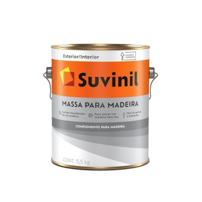 Massa para Madeira Suvinil 3,6L
