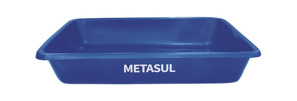 Masseira Plástica 160L Azul Momfort