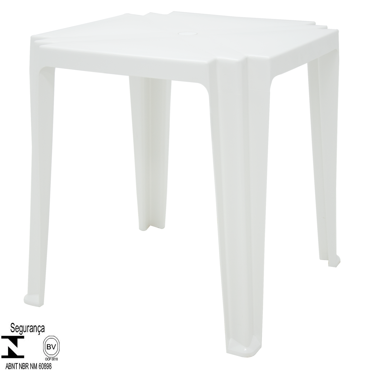 Mesa Tramontina Tambaú em Polipropileno Branco