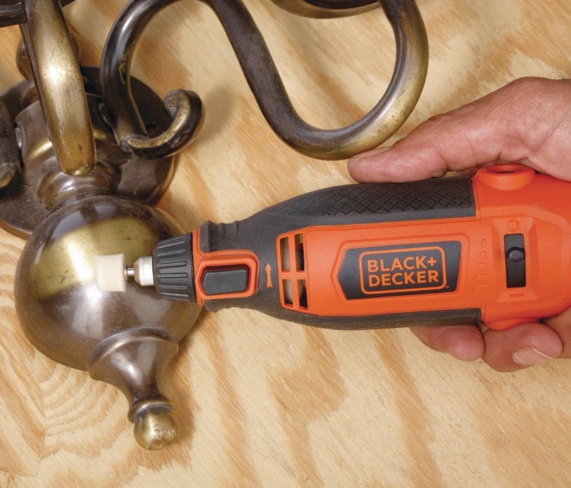 Micro Retifica Black+Decker Kit com Maleta e 113 Acessórios 180w 127v - RT18KA-BR