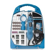 Micro Retifica Gamma Kit com Maleta e 252 Acessórios 130w 127v - G19502/BR1