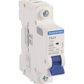 Minidisjuntor Tramontina 1P 50A TDJ31C50 - 58011110