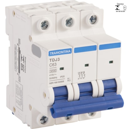 Minidisjuntor Tramontina 2P 16A TDJ32C16 Curva C - 58012105
