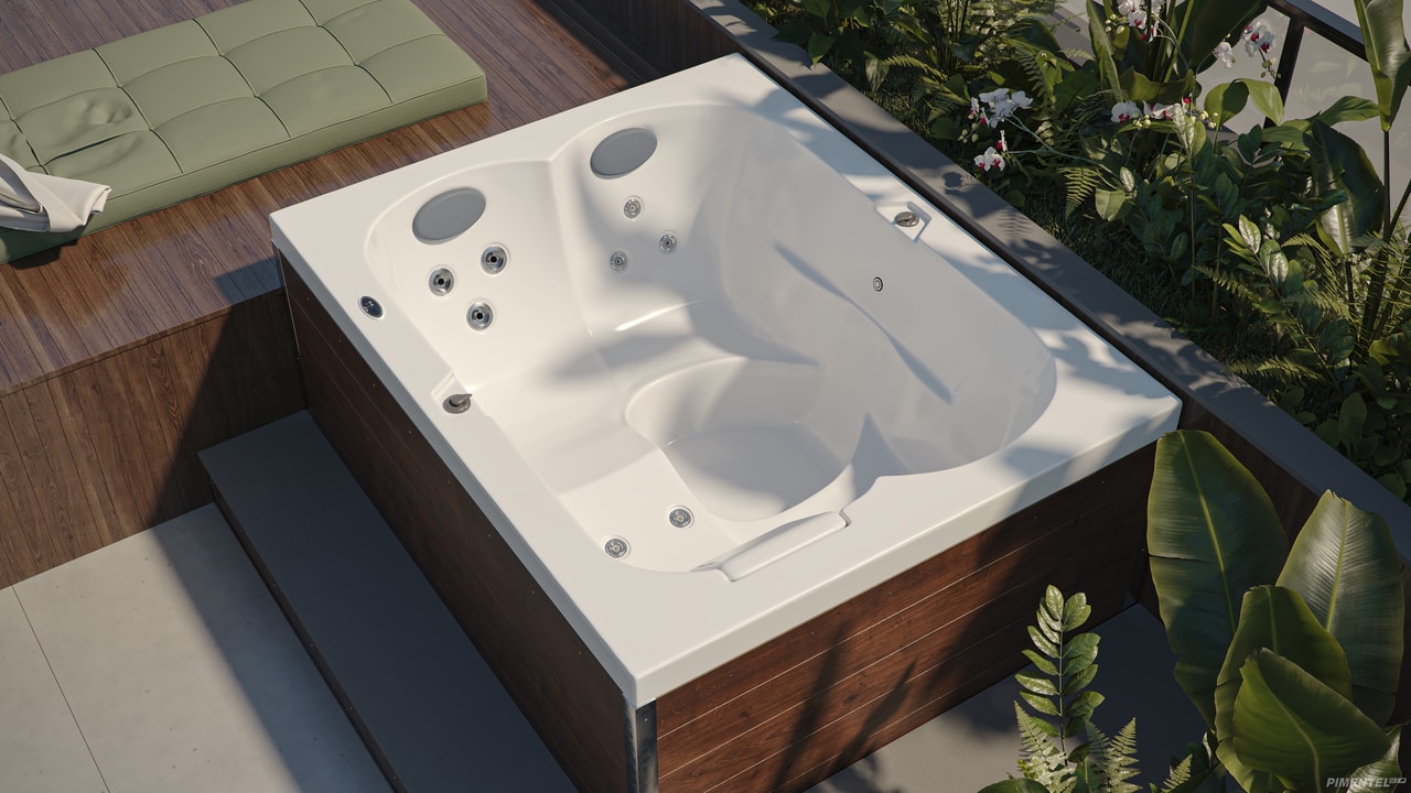 MiniSpa Vip com Aquecedor Jacuzzi 180x145 - 99801169