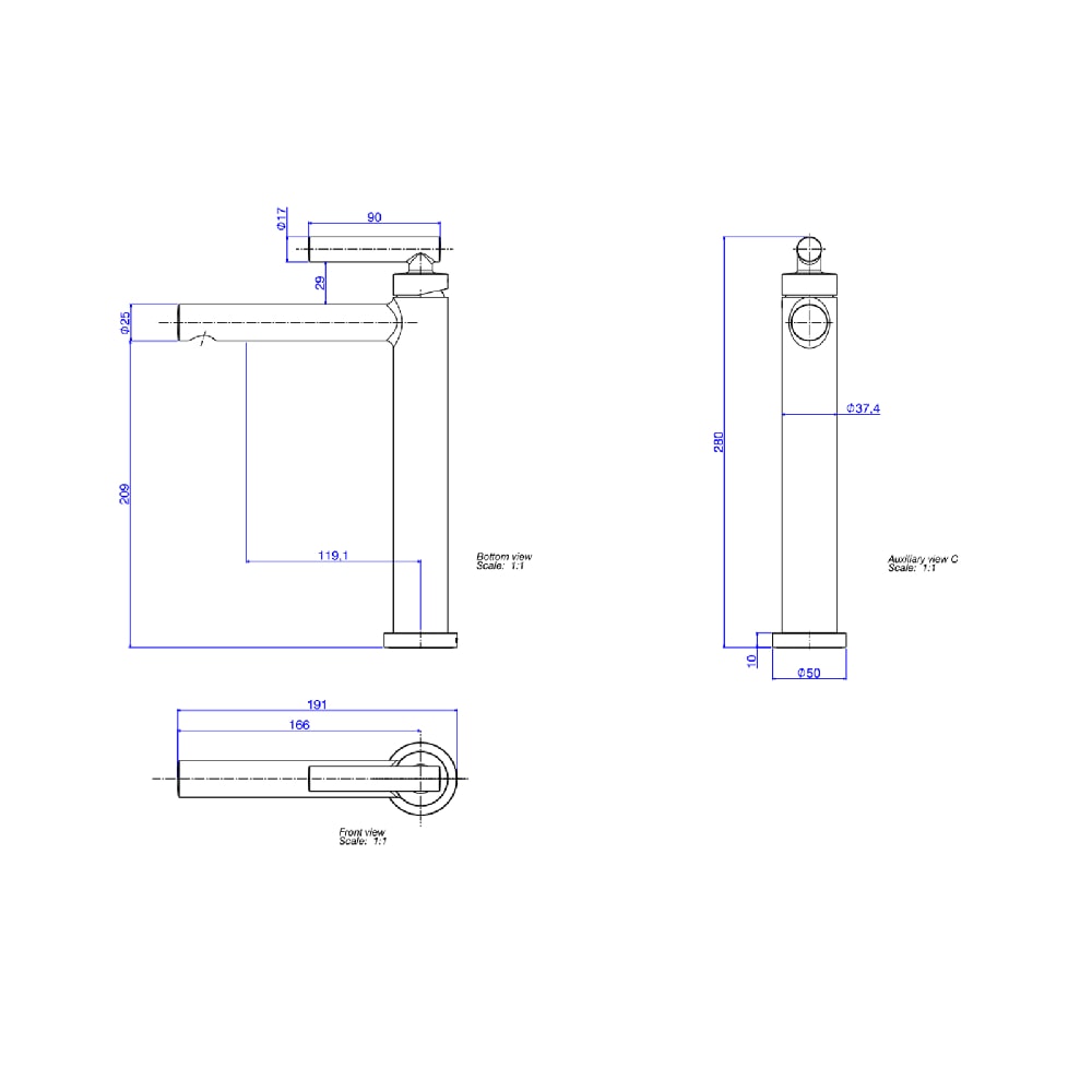 Misturador Monocomando para Banheiro Deca Beta Bica Alta Cromado - 2885.C109