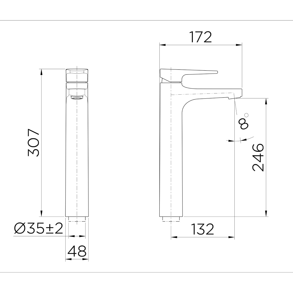Misturador Monocomando Para Banheiro Docol Lift Bica Alta Ônix - 90007961156