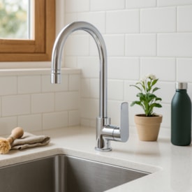 Misturador Monocomando para Cozinha Deca Level One Mesa Cromado - 2251.C