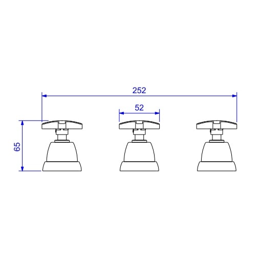Misturador para Bide Deca Max Cromado - 1895.C34
