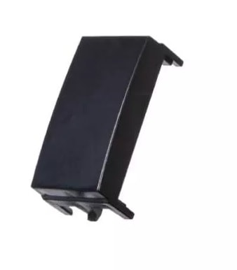 Módulo Cego Margirius Clean 2 Unidades Preto Ebony Acetinado - 16504