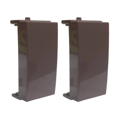Módulo Cego Margirius Sleek 2 Unidades Marrom Brilhante - 17584