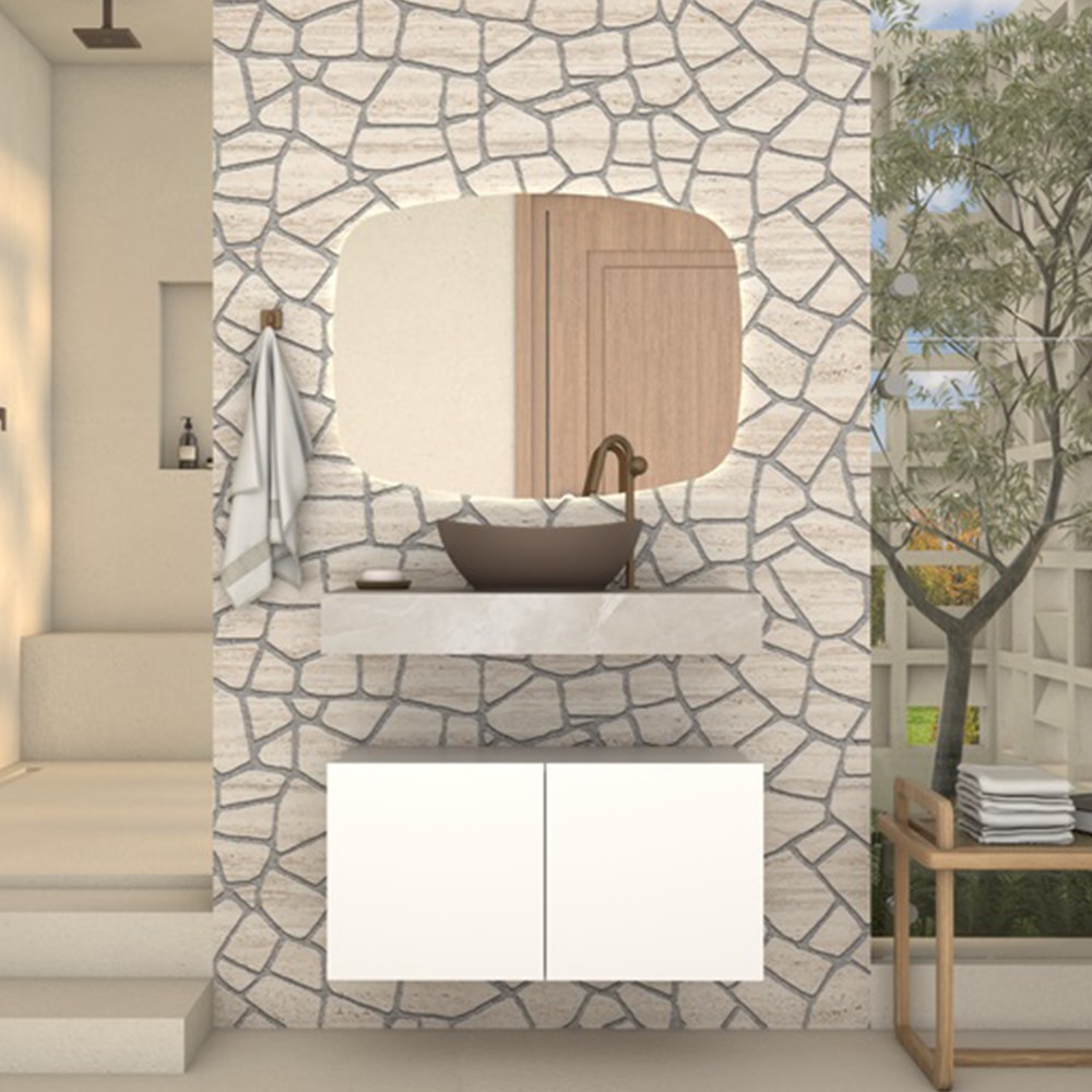 Módulo em Madeira Cozimax Bliss 80 Branco - 101531