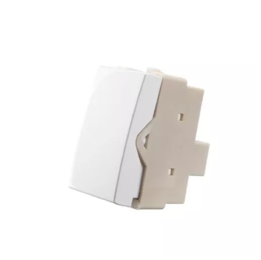 Módulo Interruptor Bipolar Paralelo Margirius Sleek 10A 250V Branca Brilhante - 16055