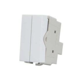 Módulo Interruptor Duplo Paralelo Margirius Infiniti 10A 250V Branco - 17989