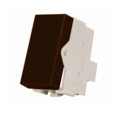 Módulo Interruptor Intermediário Margirius Sleek 10A 250V Marrom Brilhante - 17580