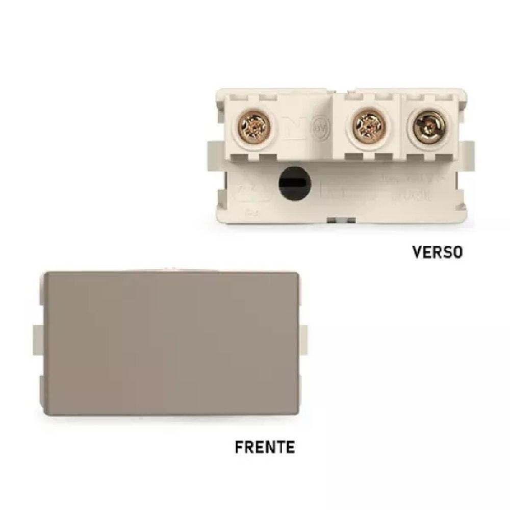 Módulo Interruptor Paralelo Margirius Sleek 10A 250V Argila - 22067
