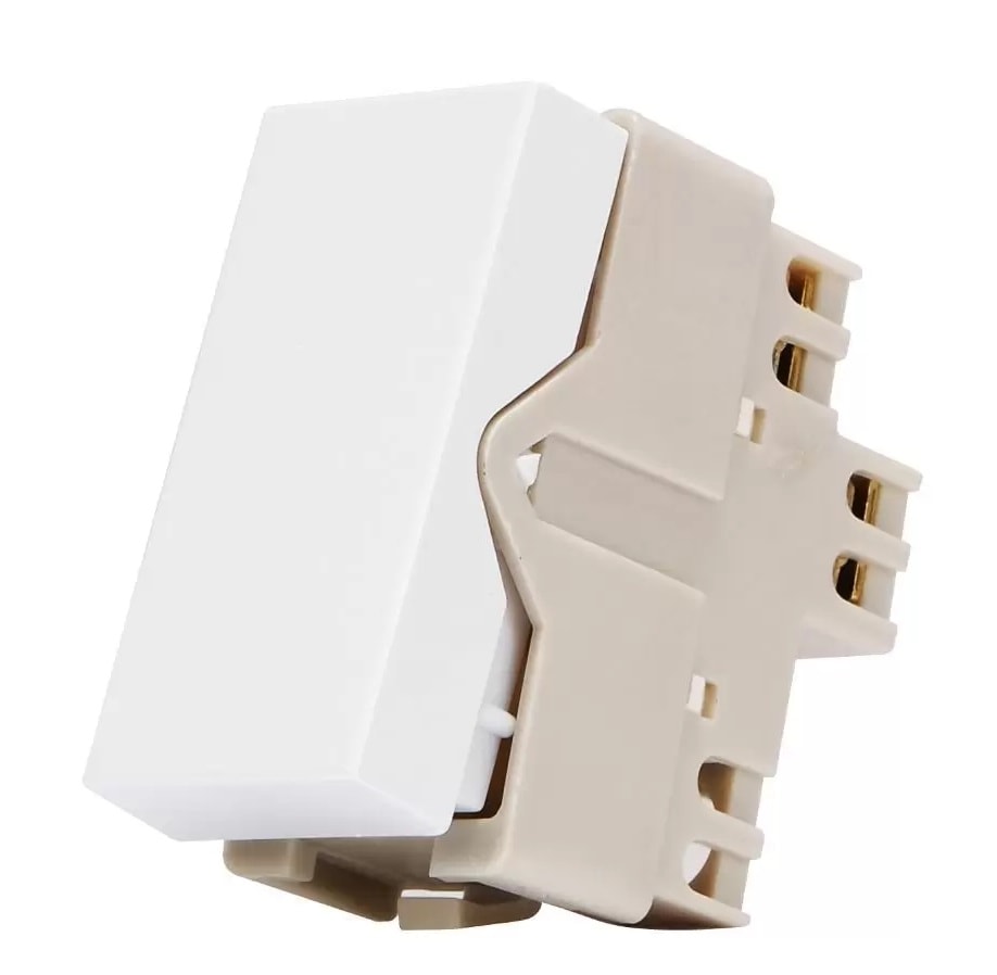 Módulo Interruptor Simples Margirius Infiniti 10A 250V Branco - 17905