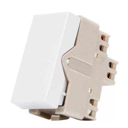 Módulo Interruptor Simples Margirius Infiniti 10A 250V Branco - 17905