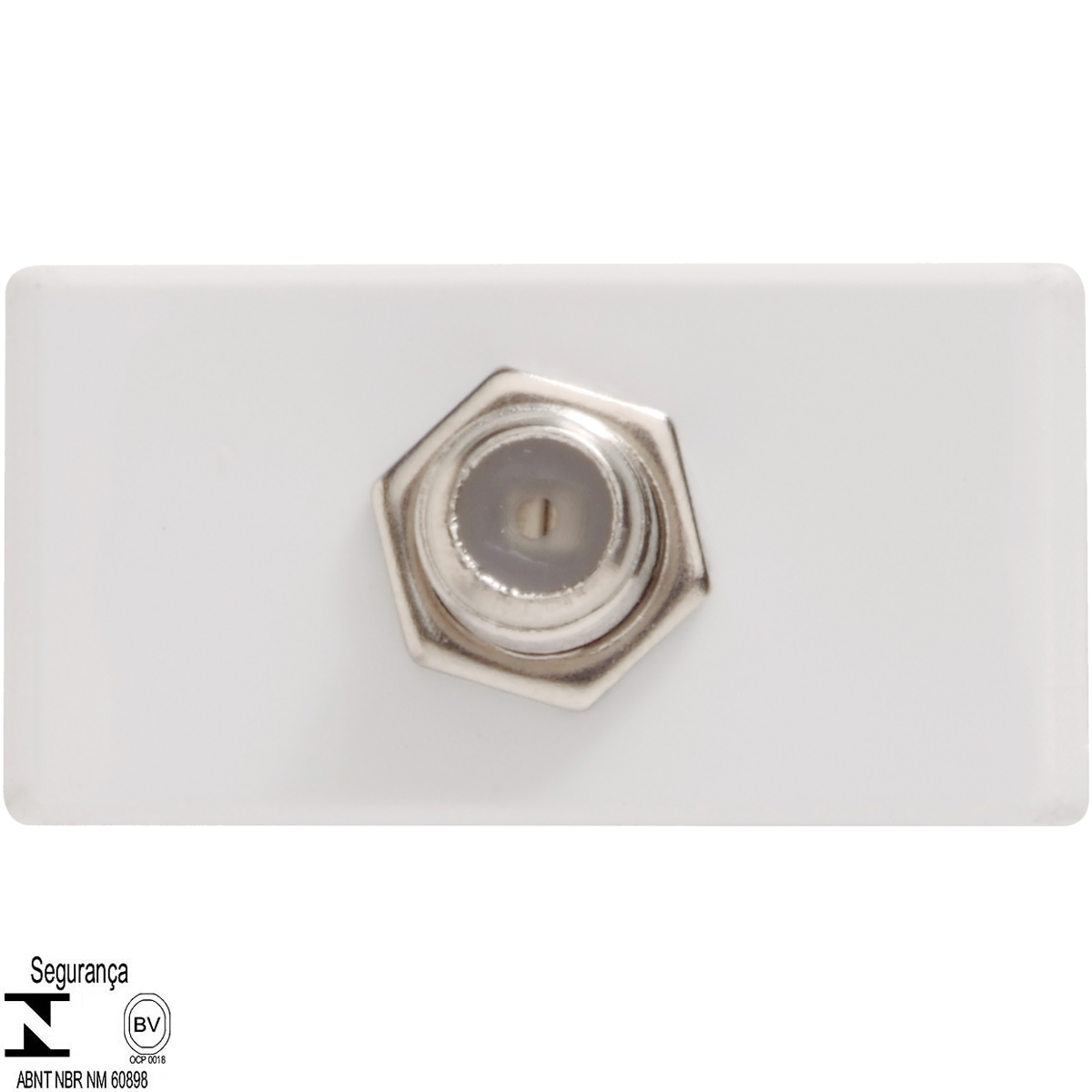 Módulo para Tomada TV SAT Coaxial Direta Tramontina Branco