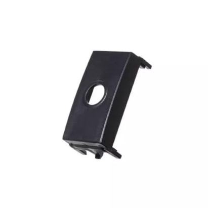 Módulo Saída de Fio Margirius Clean 2 Unidades Preto Ebony Acetinado - 16503