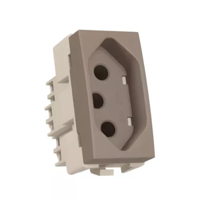 Módulo Tomada 2P+T Margirius Sleek 20A 250V Argila - 22063