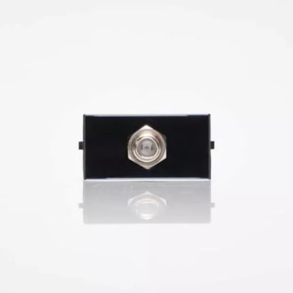 Módulo Tomada para Antena Margirius Clean Coaxial 75 Ohms Preto Ebony Acetinado - 17065