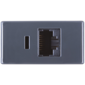 Módulo Tomada Telefone RJ11 Tramontina Grafite - 57215051