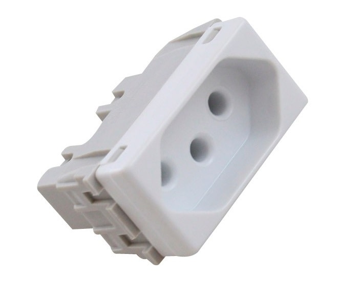 Modulo Tramontina Tomada 2p+t 20a Branco Liz/lux2 - 57115038