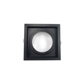 Moldura Spot de Embutir Evoled Conect AR111 GU10 17cm Preto - LE-5017