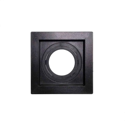 Moldura Spot de Embutir Evoled Conect MR16 GU10 Preto - LE-5005