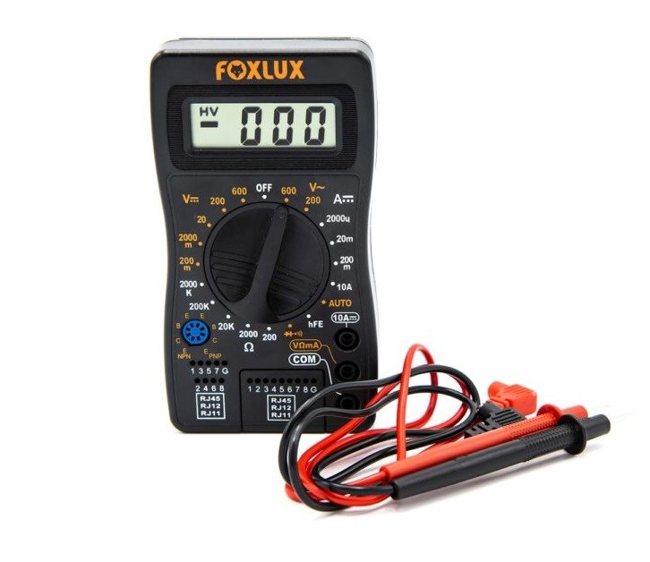 Multímetro Digital Com Testador Foxlux - 30.03