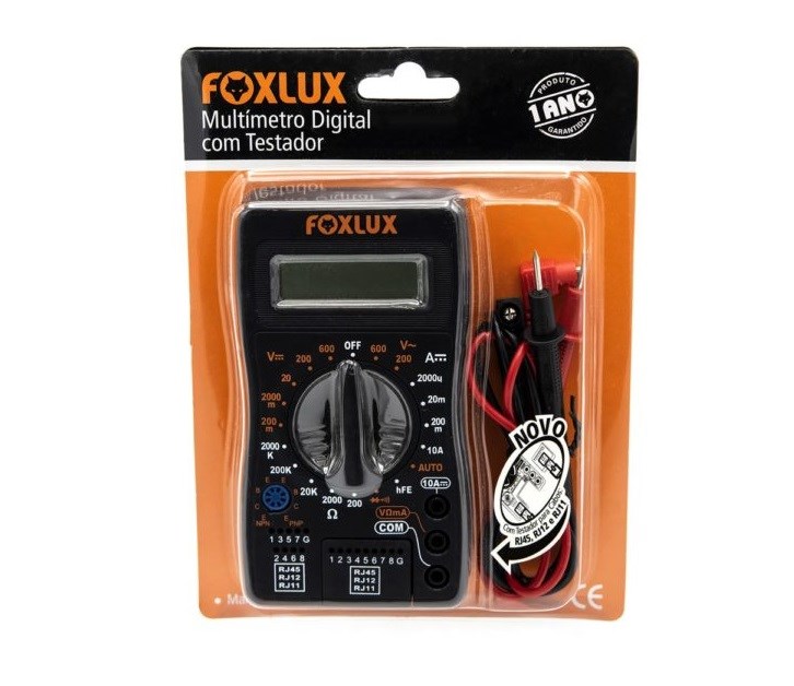 Multímetro Digital Com Testador Foxlux - 30.03