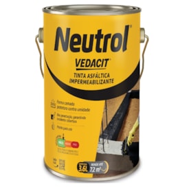 Neutrol Tinta Asfáltica Impermeabilizante Vedacit 3,6L - 121826