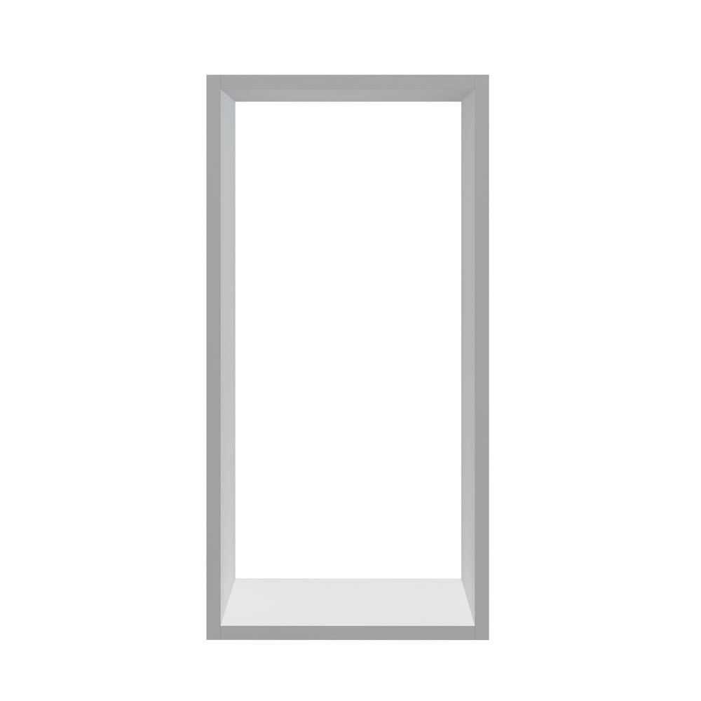 Nicho de Parede em MDP Multivisão 30 x 60 x 20cm Branco - NB-3060-UV-BR