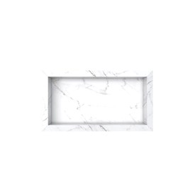 Nicho em Porcelanato Polido 60x30 Cozimax Diamante Branco - 100340