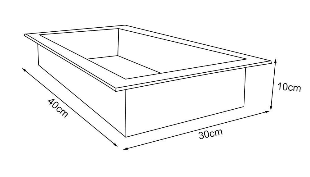 Nicho Multiuso Textura Branco 30X40 Cozimax - 89985