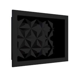Nicho para Banheiro em Mármore Sintético Cozimax Texturizado 40 x 30cm Preto - 89987