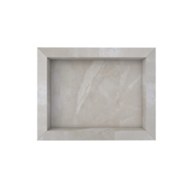 Nicho para Banheiro em Porcelanato Cozimax Diamante 40x30cm Bege Polido - 100337