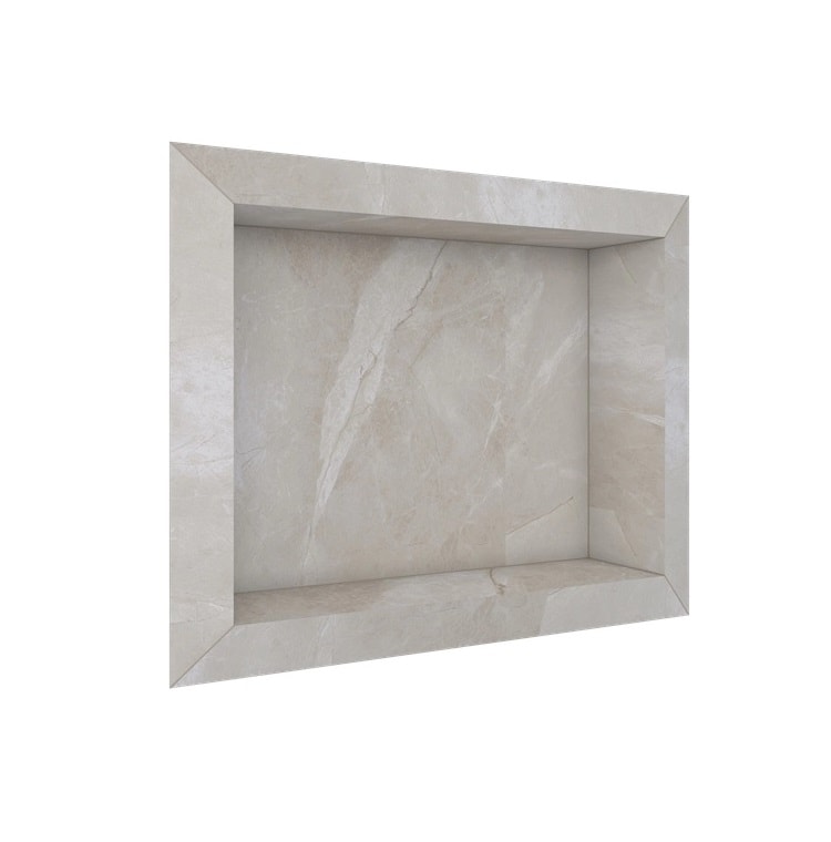 Nicho para Banheiro em Porcelanato Cozimax Diamante 40x30cm Bege Polido - 100337