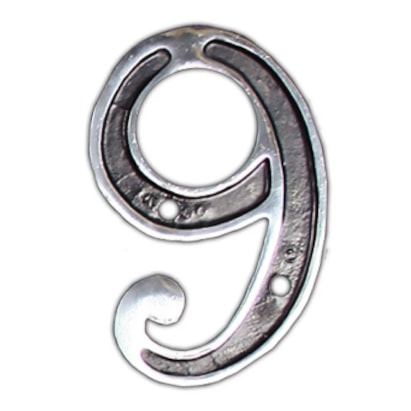 Número de Casa Colonial Nove Alumínio Costa Navarro - 115