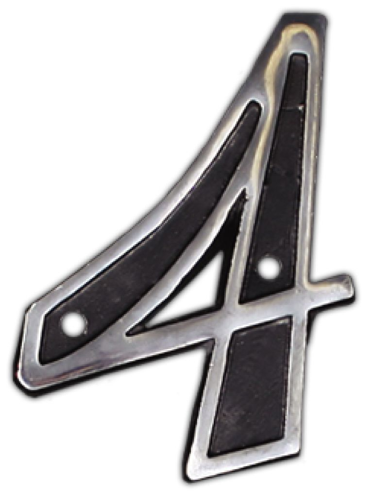 Número de Casa Colonial Quatro Alumínio Costa Navarro - 110