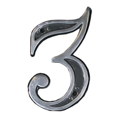 Número de Casa Colonial Três Alumínio Costa Navarro - 109