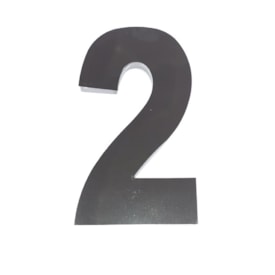 Número de Casa Dois Rosin 20cm Inox Cromado - IN02