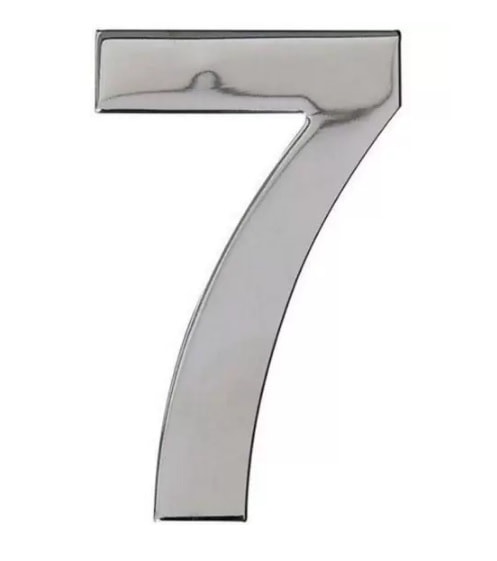 Número de Casa Inox Sete - Italy Line