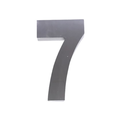 Número de Casa Sete Rosin 20cm Inox Cromado - IN07