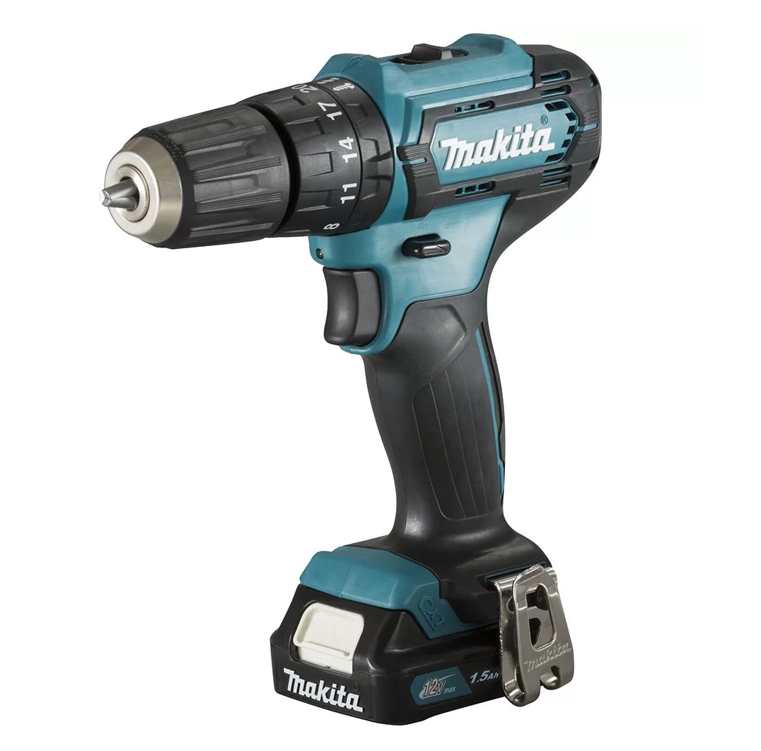 Parafusadeira e Furadeira de Impacto Makita com Maleta Bateria 12v Bivolt - HP333DWYE