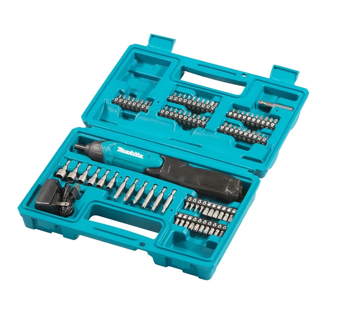 Parafusadeira Makita Kit com Maleta e Acessórios Bateria 3.6v Bivolt - DF001DW