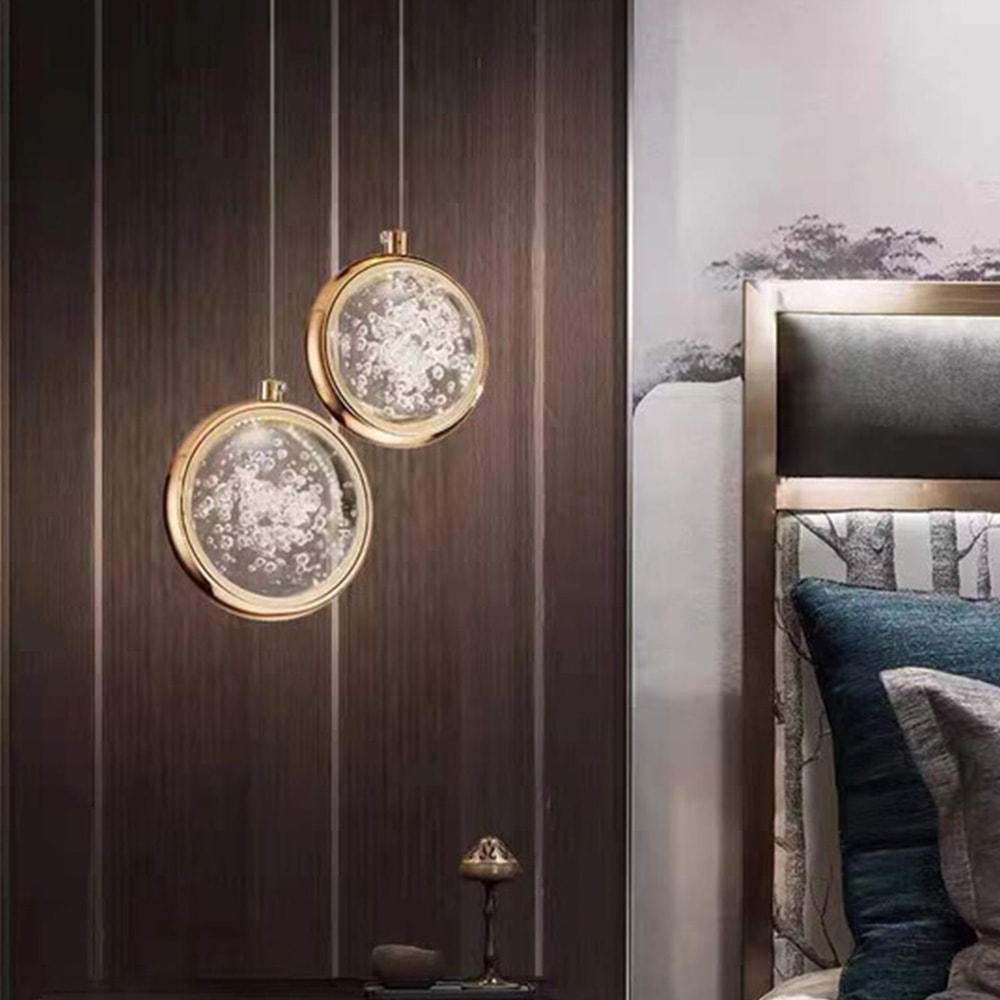 Pendente Cinderella 10cm Dourado 7W - CD2020110/1D