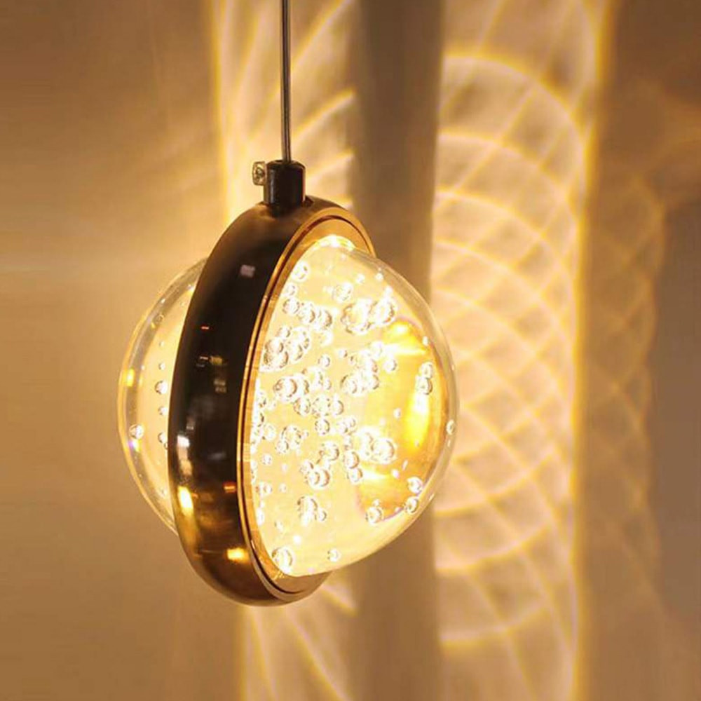 Pendente Cinderella 10cm Dourado 7W - CD2020110/1D