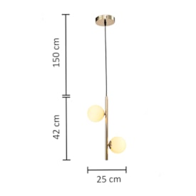 Pendente Hevvy Moon Gold 2xG9 - SL-5874/H2 GD