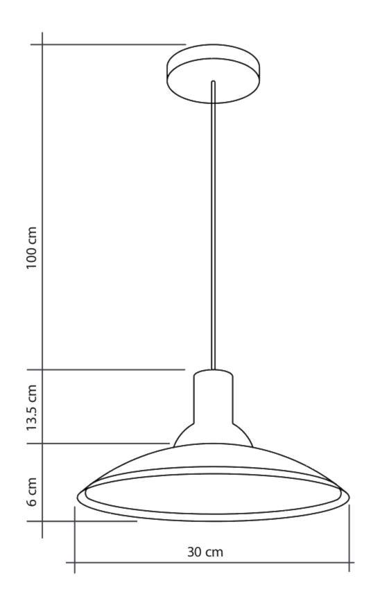 Pendente Ice 30cm Branco Startec - 140330000